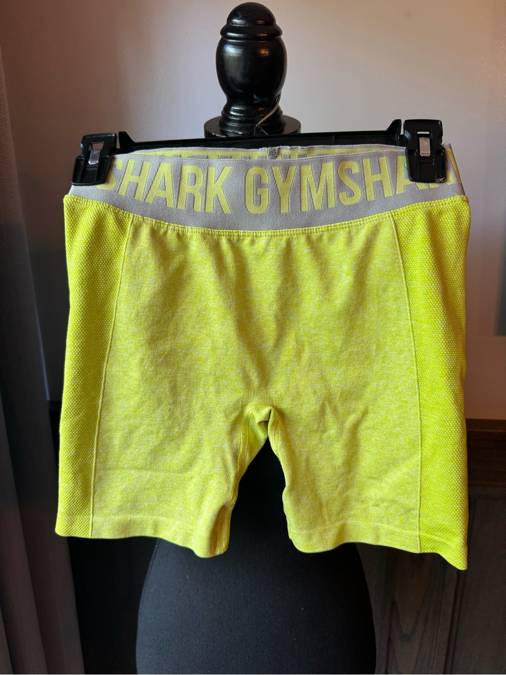 Gymshark Neon Yellow Green Athletic Training Shorts small